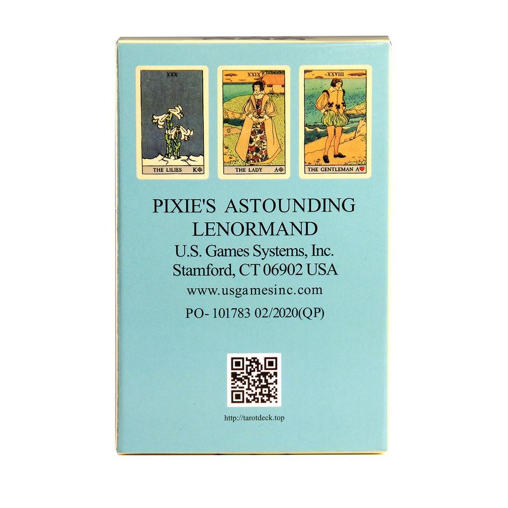 Bài Lenormand Pixie's Astounding Lenormand 36 Lá Bài Tặng Đá Thanh Tẩy