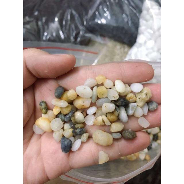 Sỏi 3 màu trang trí tiểu cảnh,sân vườn,trải nền bể cá cảnh