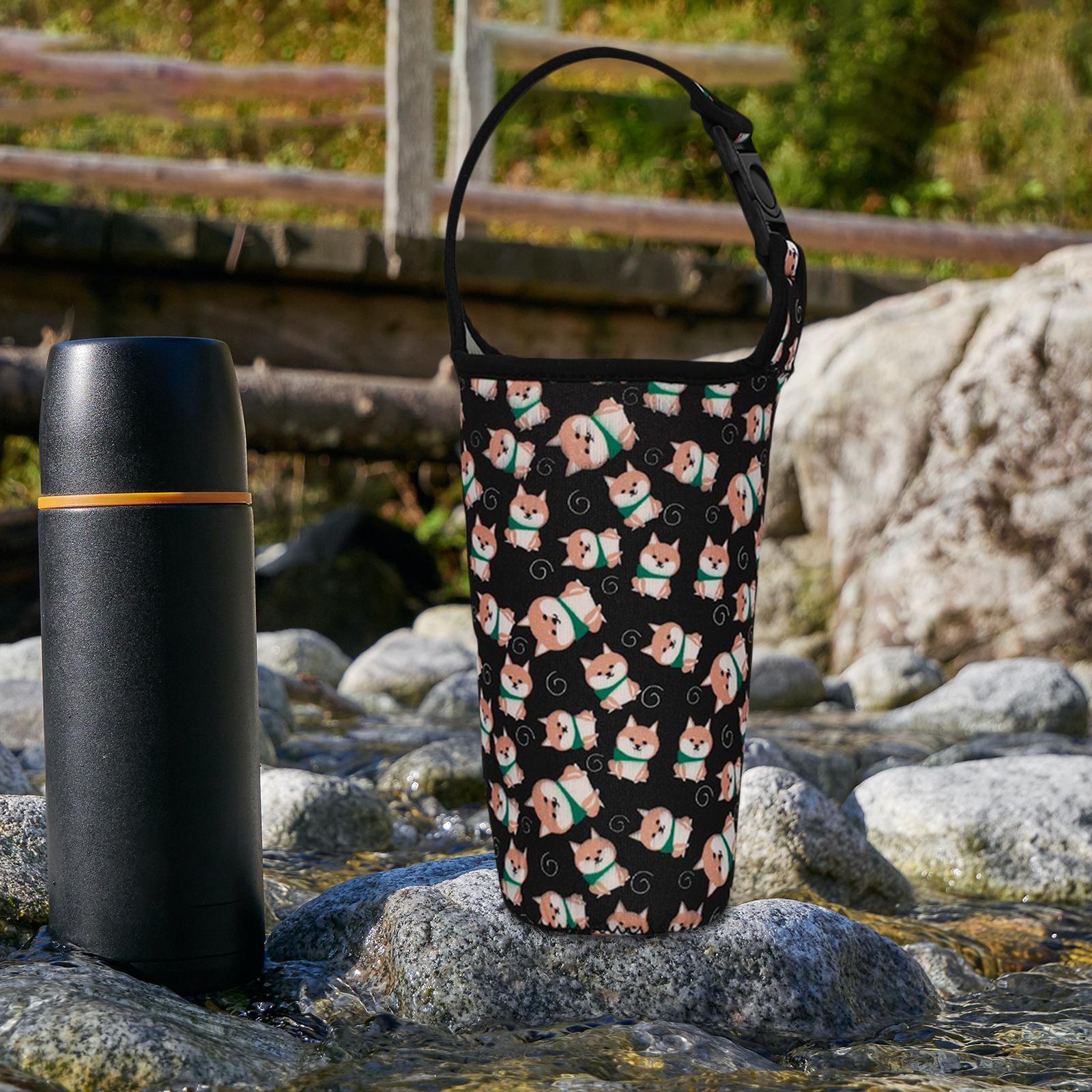 Neoprene Insulated Iced Coffee Cup Sleeves Cup Water Bottle Carrier Kettle Pouch for Fishing Coffee Mug Picnics