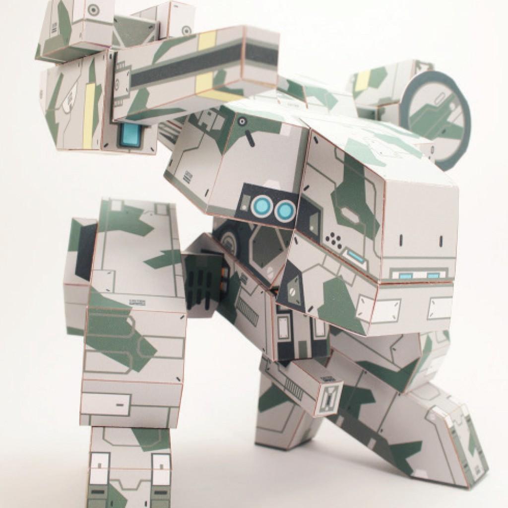 Mô hình giấy Game Robot Metal Gear REX