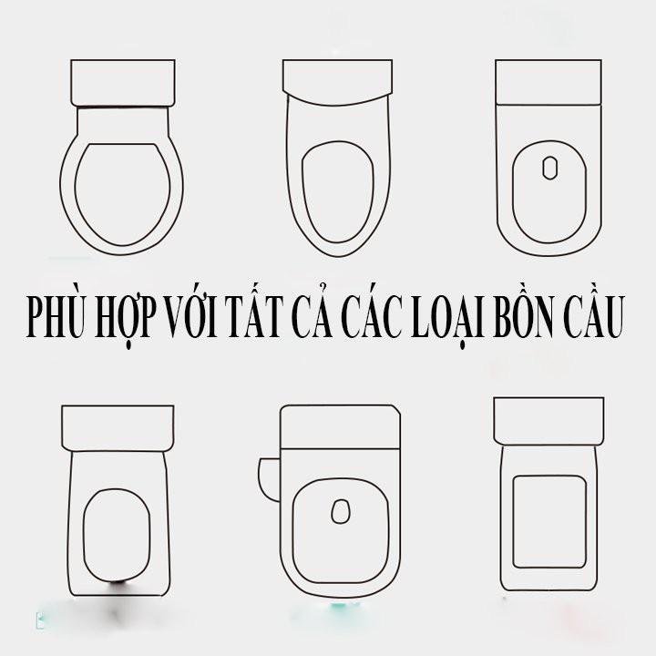 Bệ lót thu nhỏ bồn cầu có tay vịn cho bé