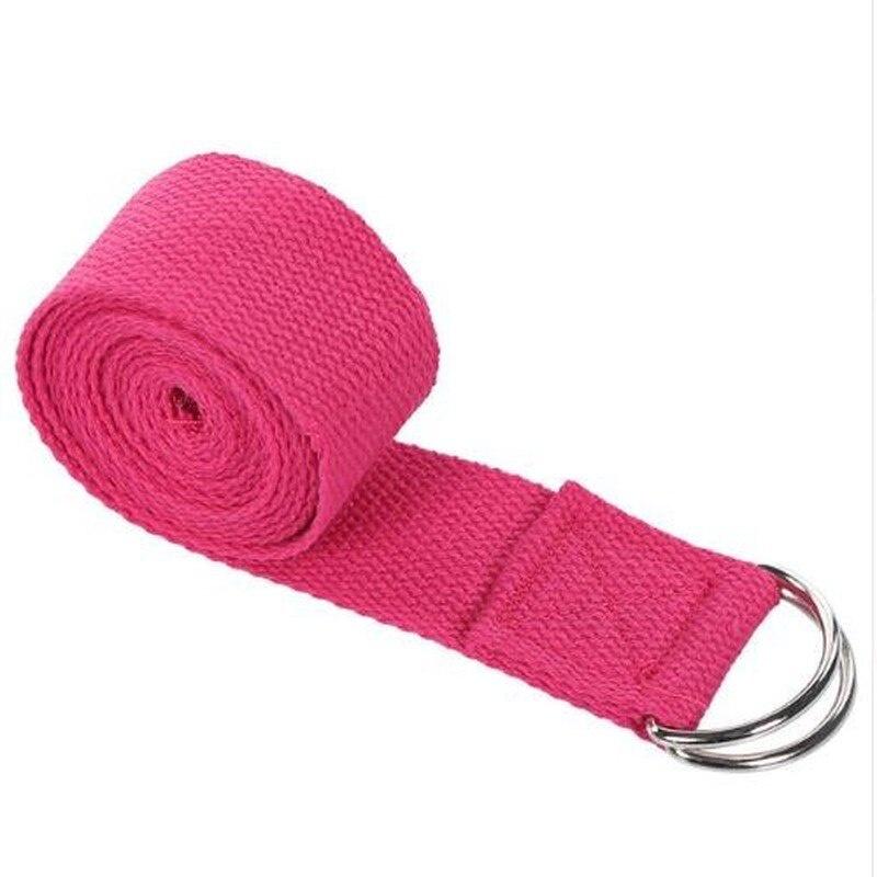 New Adjustable Sport Stretch Strap D-Ring Belts Gym Waist Leg Fitness Yoga Belt