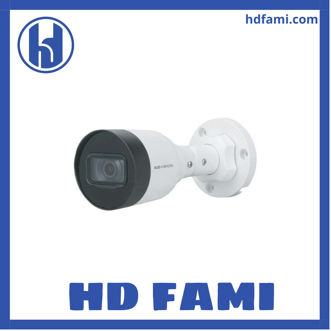 Camera IP Full Color Ban đêm có màu, Đèn Led trợ sáng hồng ngoại 2.0 Megapixel KBVISION KX-AF2111N2