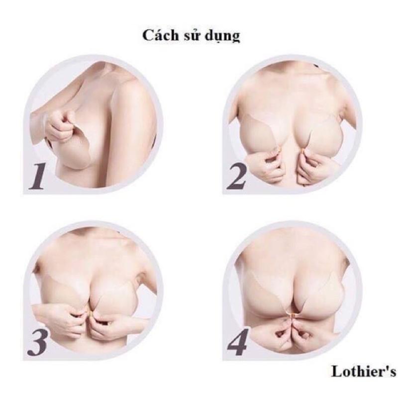 Áo dán siêu ôm đẩy tạo khe định hình ngực