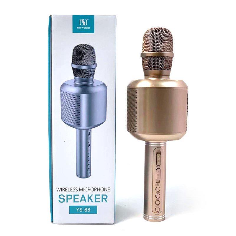 Micro karaoke bluetooth YS 88 - Micro kiêm loa karaoke SU YOSD - Chỉnh echo ngay trên mic - Tích hợp thay đổi giọng nói