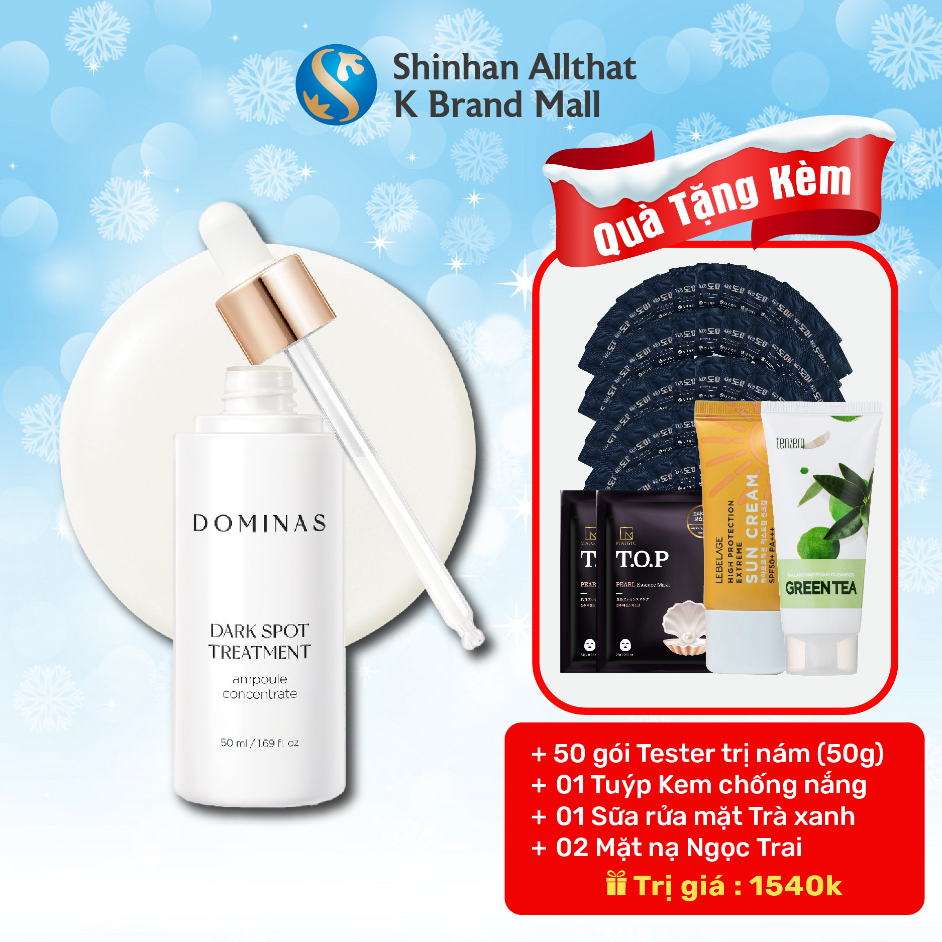 Combo TG Dominas Kem Dream Plus & Serum Dominas Dark Spot Treatment