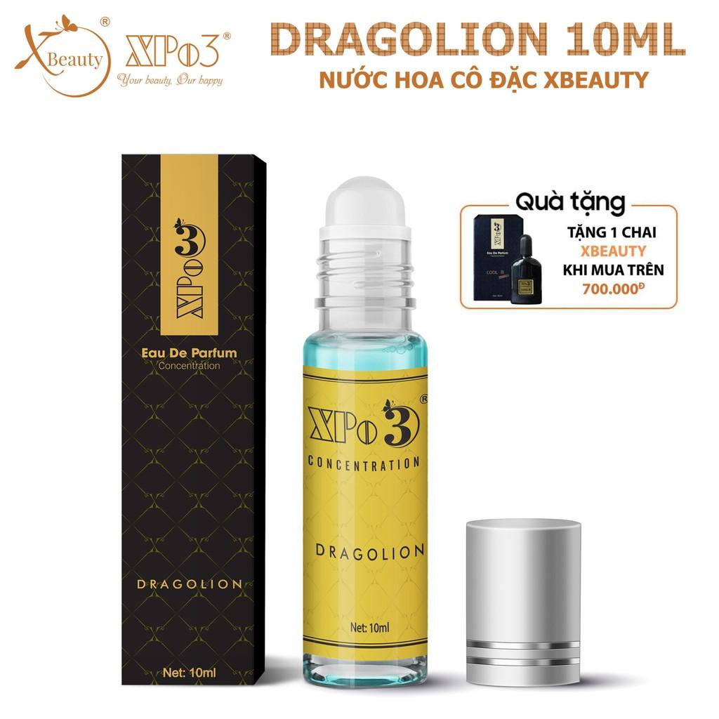 Nước hoa Nam Nữ cô đặc XBeauty XPo3 Dragolion Chai mini 10ML - Nước hoa thơm lâu cả ngày dành cho Nam &amp; Nữ (Unisex)