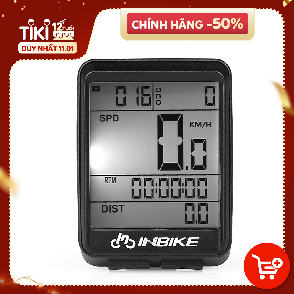 Đồng hồ đo tốc độ xe đạp không dây Màn hình LCD đa chức năng