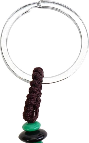 Móc Khóa Tỳ Hưu Đá Chalcedony Gembank