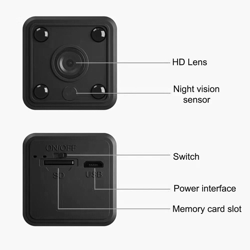 Camera Siêu Nhỏ Wifi X6 FULLHD 1080P Đa Năng- Hồng Ngoại Quay Ban Đêm, Hình Ảnh Sắc Nét Cả Ngày Và Đêm, Pin Dung Lượng Khủng, Siêu Bền- Kết Nối Wifi Qua Điện Thoại Xem Từ Xa