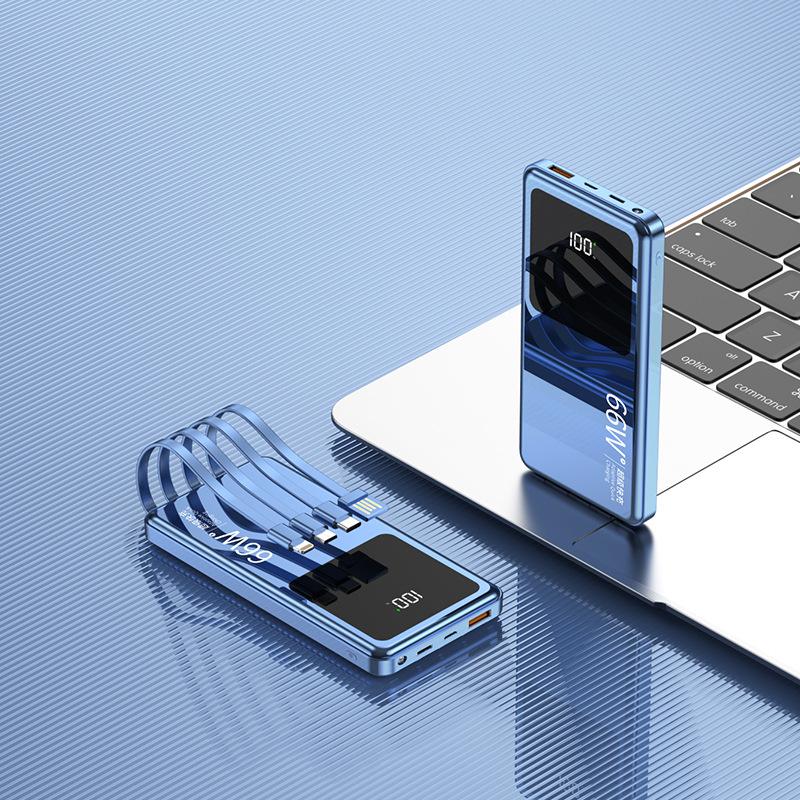 Kho báu sạc siêu nhanh 66w mới được ưa chuộng nhất Dung lượng lớn 10000 mAh với giao thức riêng cung cấp năng lượng sạc nhanh cho thiết bị di động