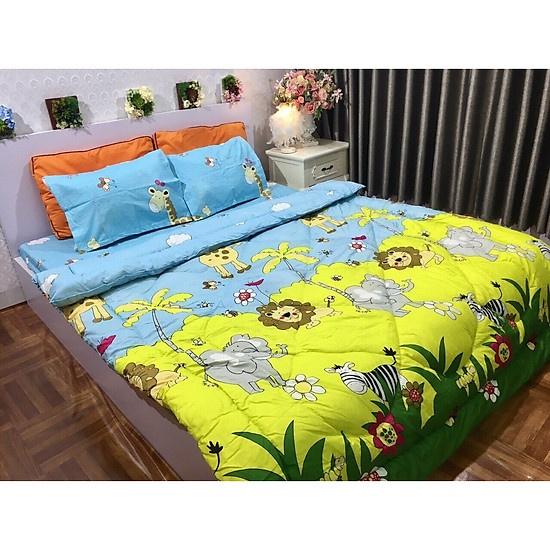 Set 5 Món Mền Phao Drap Gối ( Mền Phao Siêu Nhẹ) Gồm 1 Mền Phao 2 áo gối 1 áo gối ôm 1 Drap Bọc Đủ Kích Thước album02