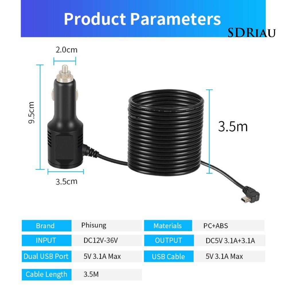Tẩu Sạc Nhanh Qcdz 2 Cổng Usb Cho Xe Hơi