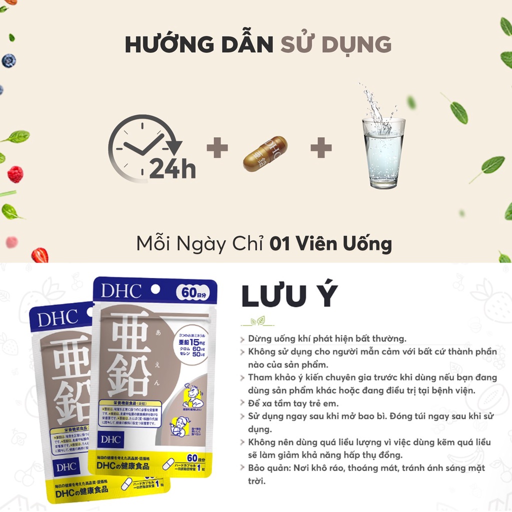 Combo Viên uống DHC Ngừa Mụn, Mờ Thâm 30 Ngày