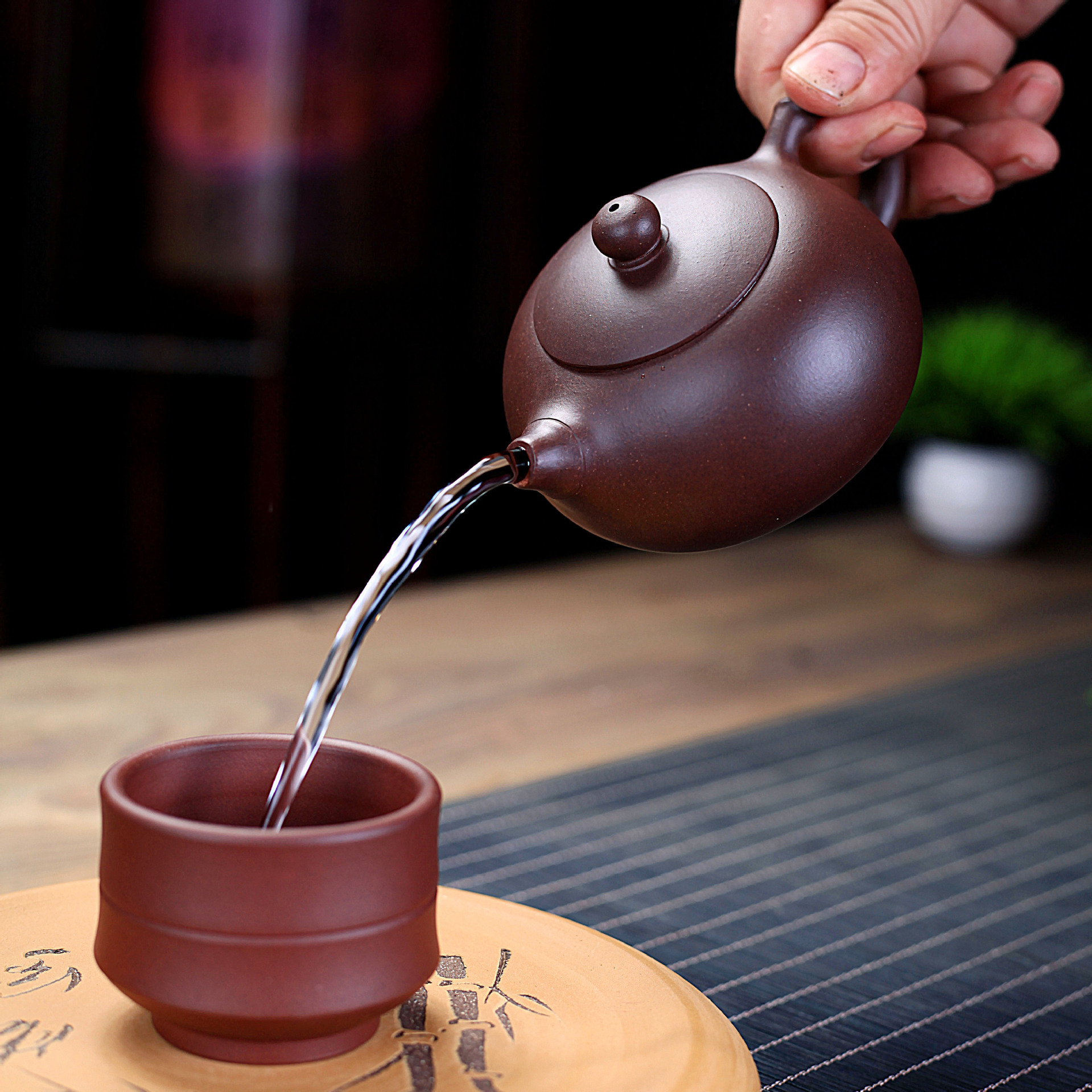 Ấm Tử Sa Nghi Hưng Tây Thi Trúc Tiết 230 ml