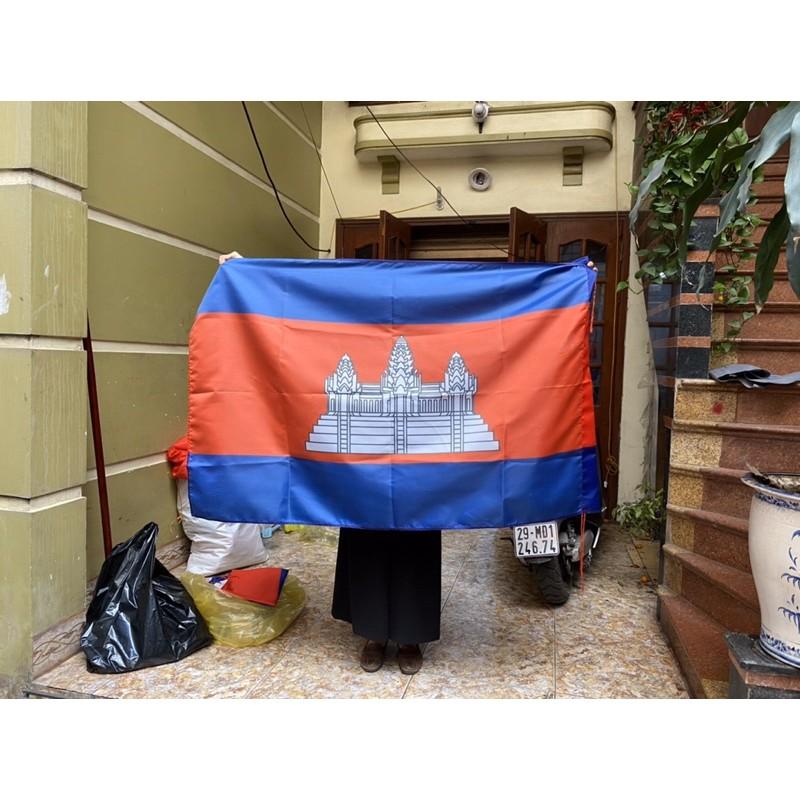 Cờ in khổ 80x120cm cambodia