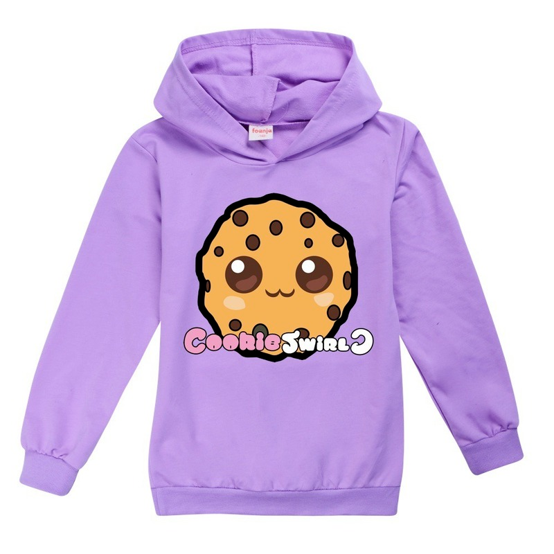 Bé Gái Bé Trai Áo Khoác Siêu Bánh Quy Xoáy C Áo Nỉ Dài Tay Áo Trẻ Em Quần Áo Game Áo Hoodie Kid Top Tee bộ Quần Áo Thể Thao