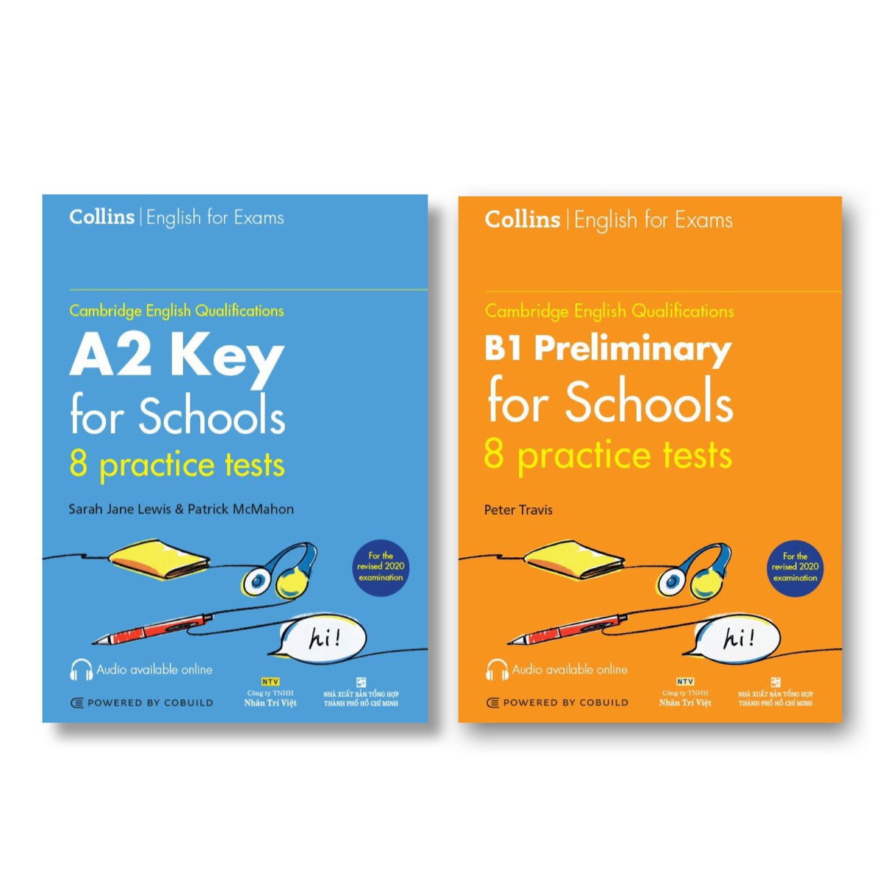 Combo Collins Practice Tests for A2 và B1 Preliminary for Schools