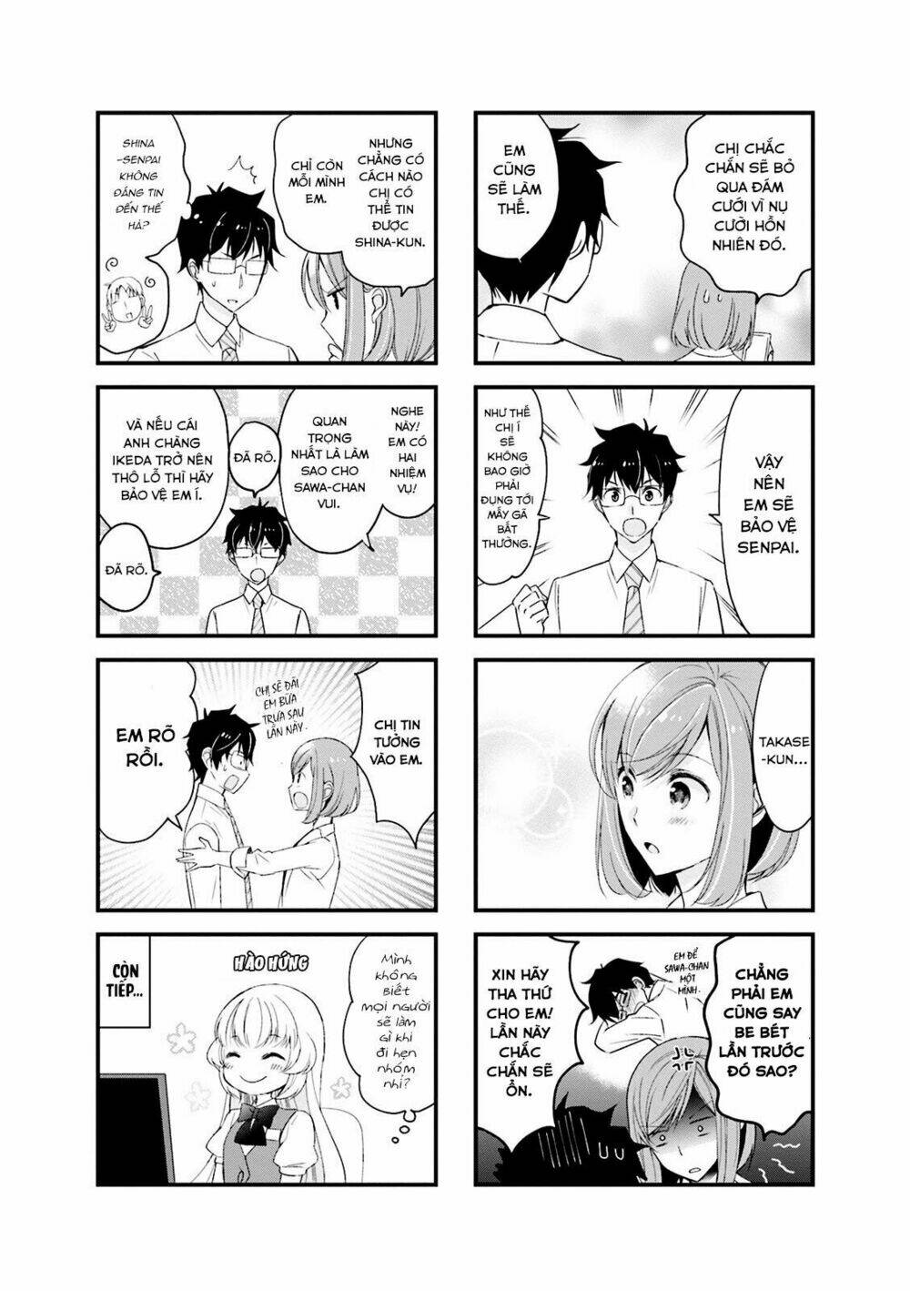 senpai nhỏ nhắn của tôi rất dễ thương chapter 13 9