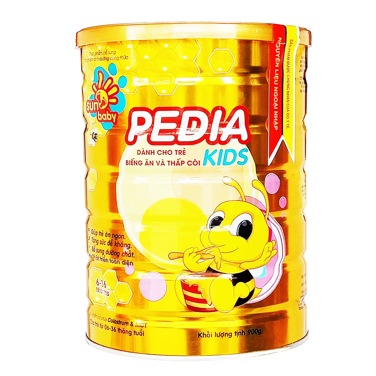 Sữa bột công thức dinh dưỡng cho bé PEDIA KIDS 900G- tặng 1 gối ôm cá ngựa 75cm Sunbaby