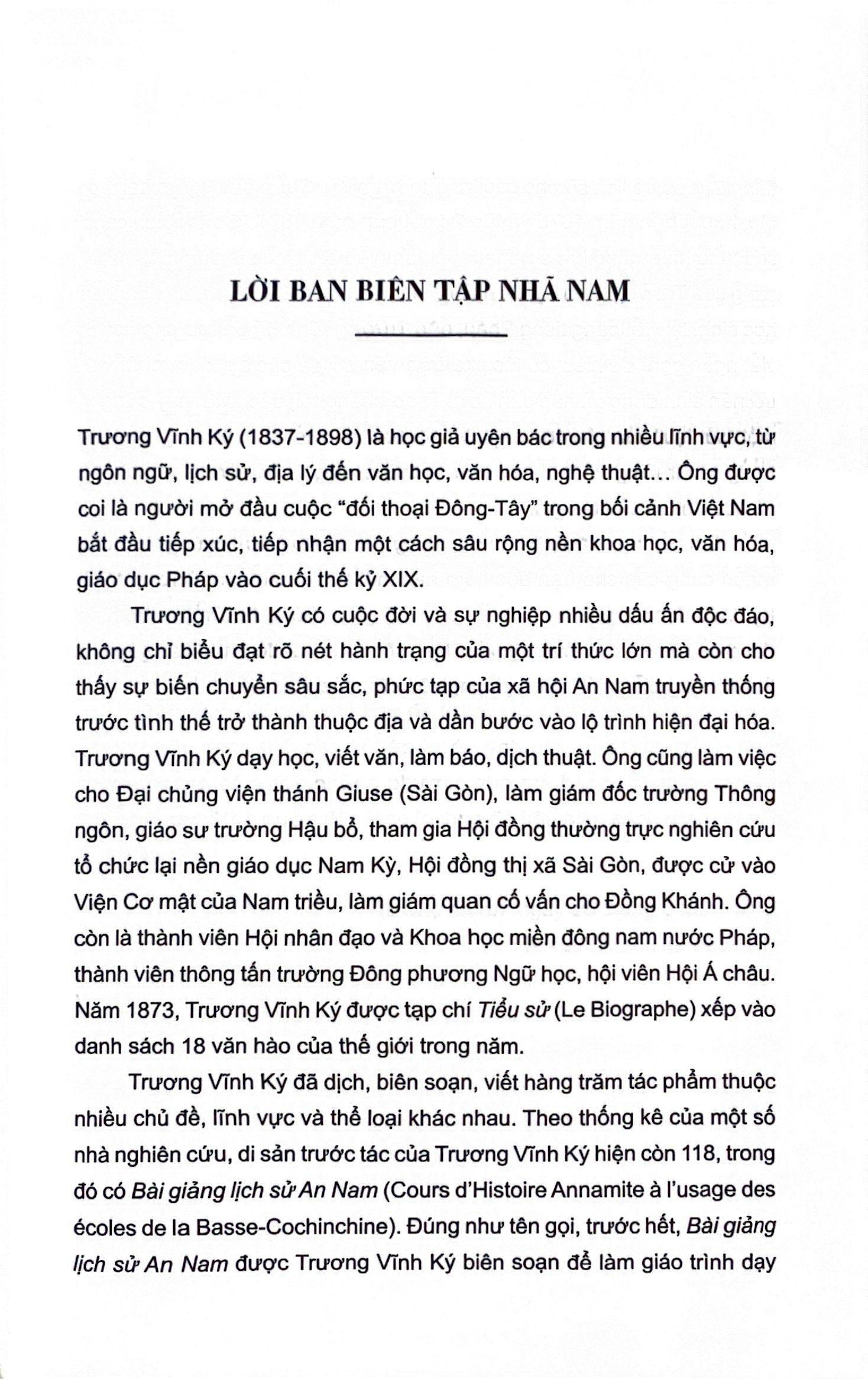 Bài Giảng Lịch Sử An Nam
