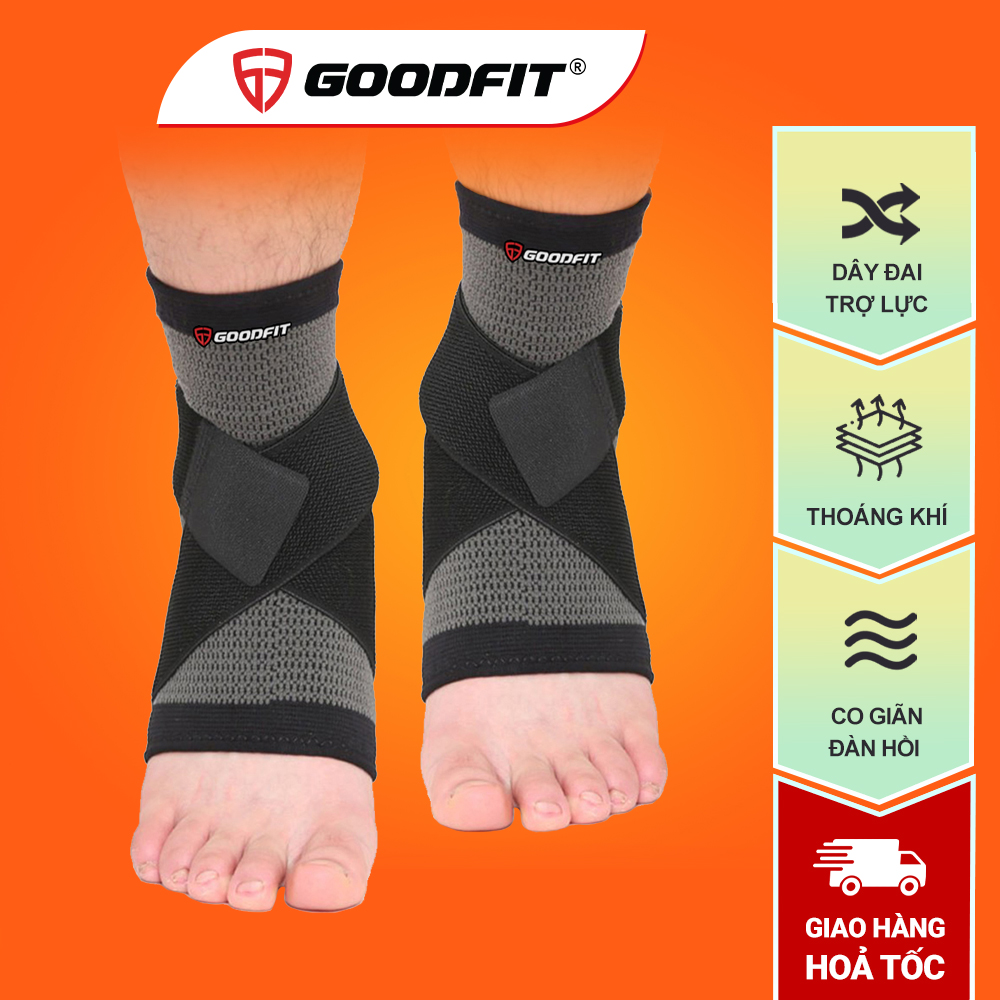 Băng Bảo Vệ Cổ Chân Thể Thao Đàn Hồi Goodfit Gf614A - L