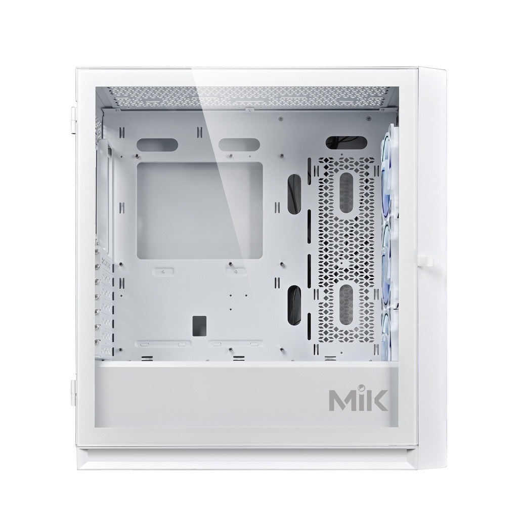 VỎ CASE MIK STORM 360 WHITE (NO FAN) - Hàng Chính Hãng