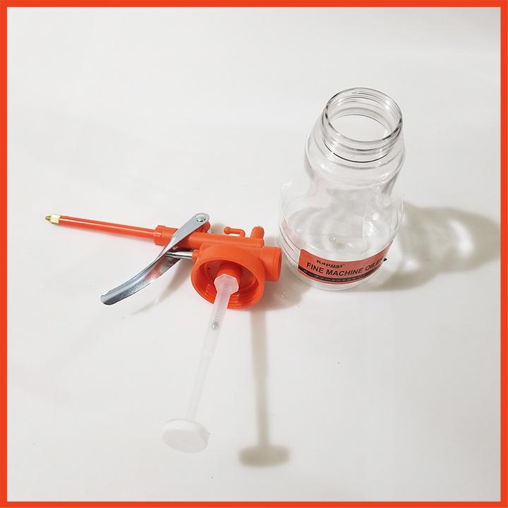 Bình Châm Dầu - Nhớt Kapusi 300ml, Tra Dầu Máy Móc Cơ Khí Nhựa Trong Dễ Dàng Theo Dõi Lượng Dầu Trong Bình