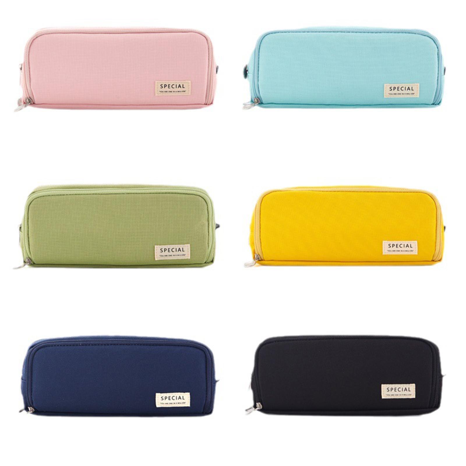 Pencil Pouch Pencil Case, Compact Stationery Organizer, Makeup Bag, Multifunction Pencil Holder Pencil Bag for School Children Kids Unique Gift