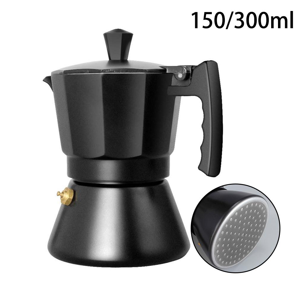 Bình Pha Cà Phê Espresso hợp kim nhôm cao cấp Siêu Tốc Moka Pot 150/300ml