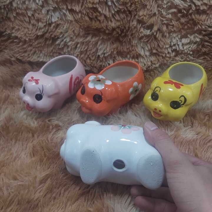 Chậu Trồng Cây Mini gốm sứ Bát Tràng cao cấp - Chậu Trồng Cây Để Bàn – Chậu Cây Cảnh Mini chưng bàn làm việc, bàn học