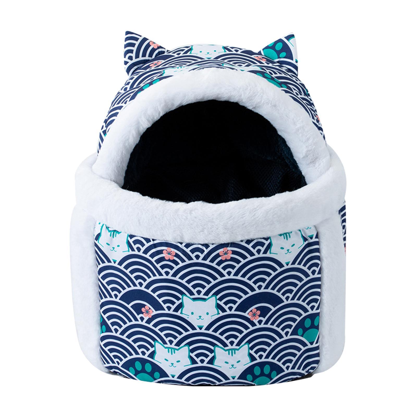 Pet Cat Carrier Bag Backpack Warm Breathable Chest Bag for Puppy Kitten Walking Camping
