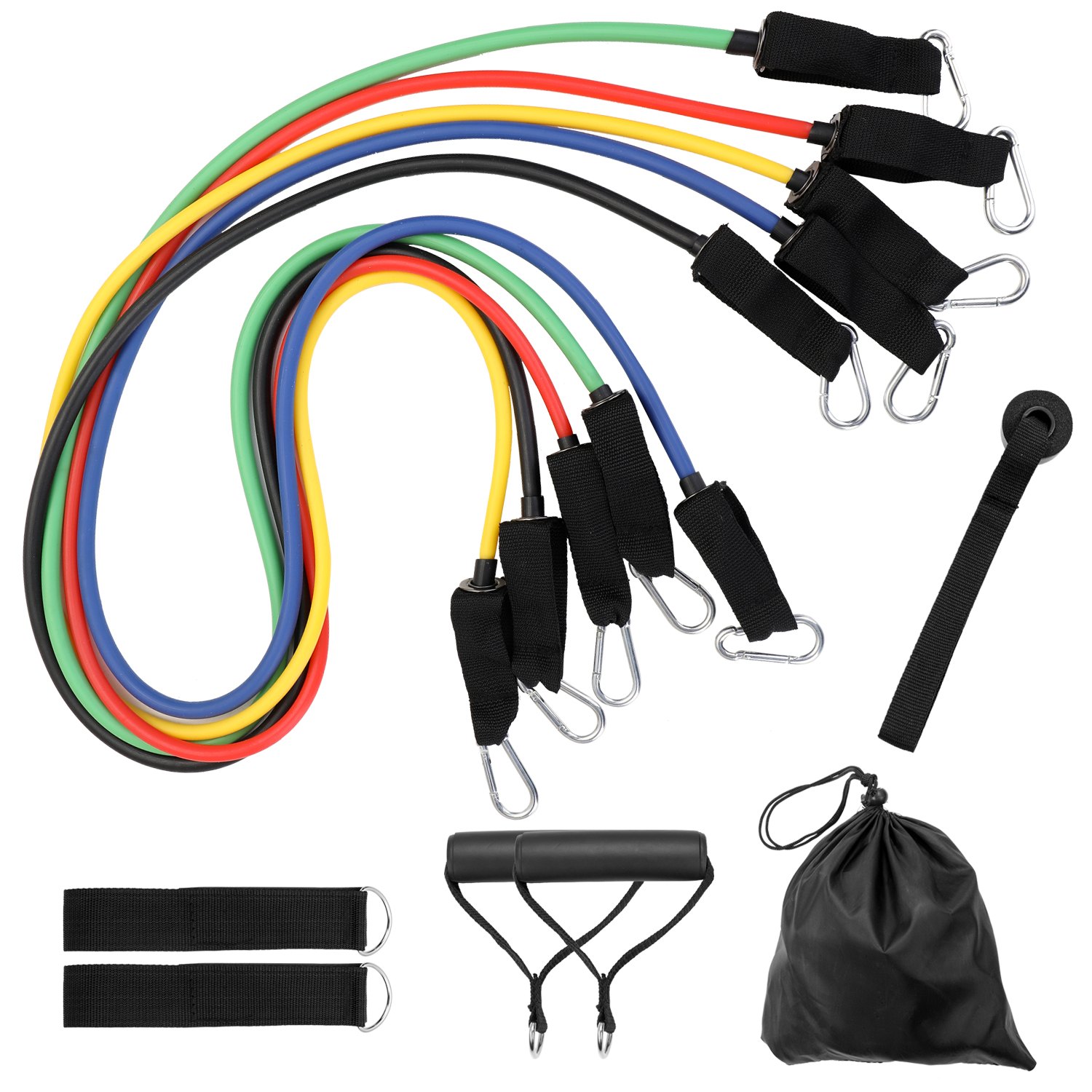 Bộ 11 dây đai tập luyện thể dục