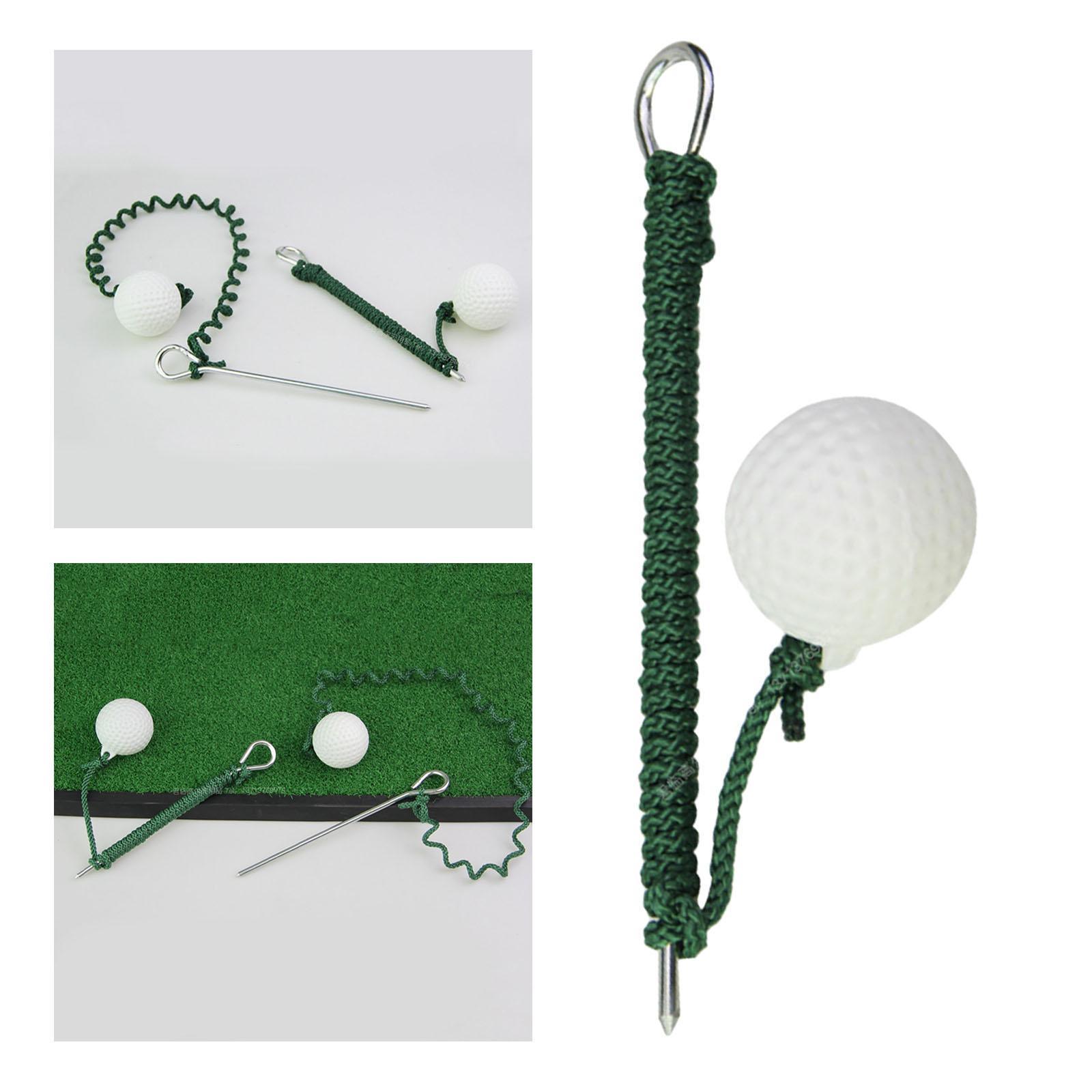 Golf Driving Ball Swing Hit Practice Training Aid