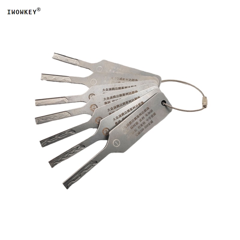7pcs/lôHu66vìVolkswagenHu66Xe hơiCửaKhóaKhai mạcvớiThẳngXử lýTự độngThợ khóaCông cụ