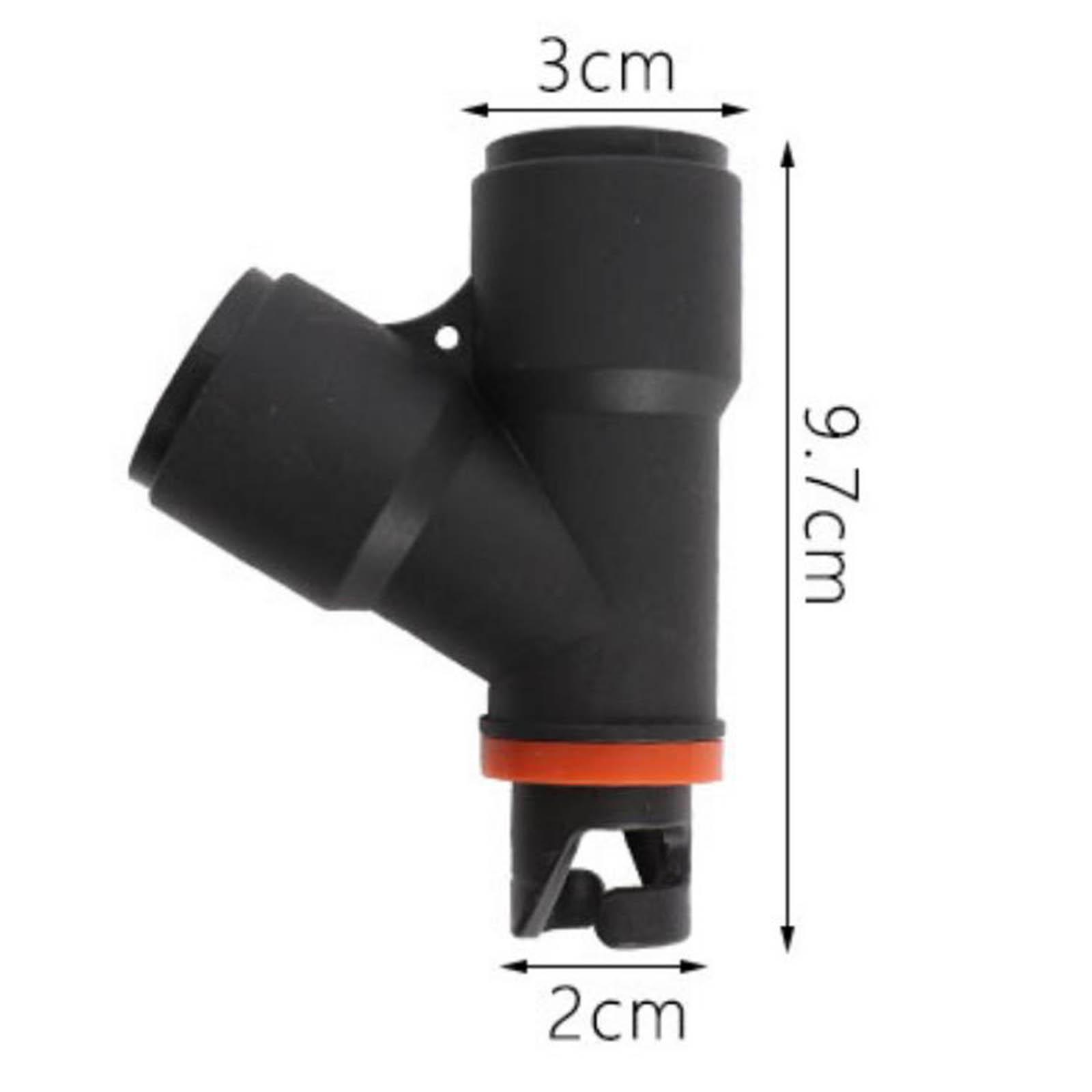 Inflatable Boat Air Valve Adaptor Dual Head Air Pump Adapter Connector