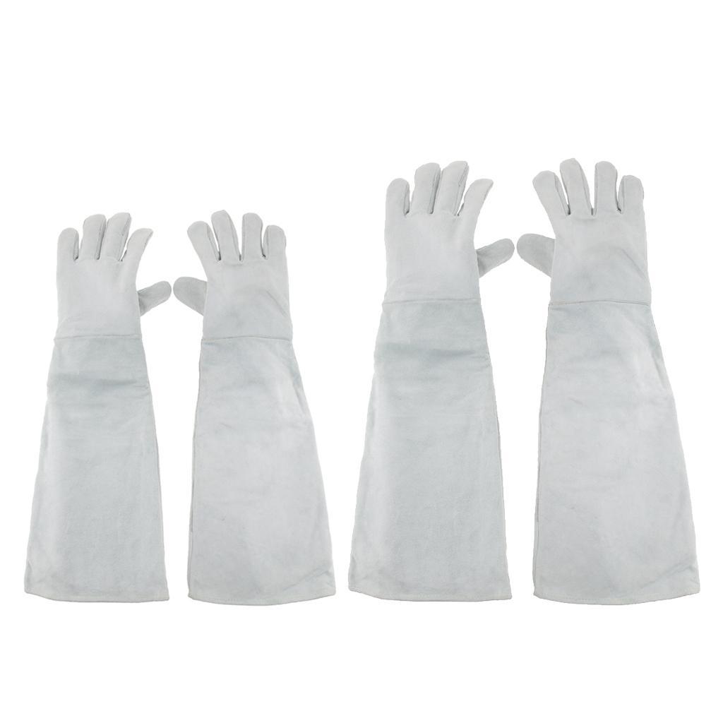 Welding Gloves Heat/ Fire Resistant Industrial Leather Gloves 1 Pair