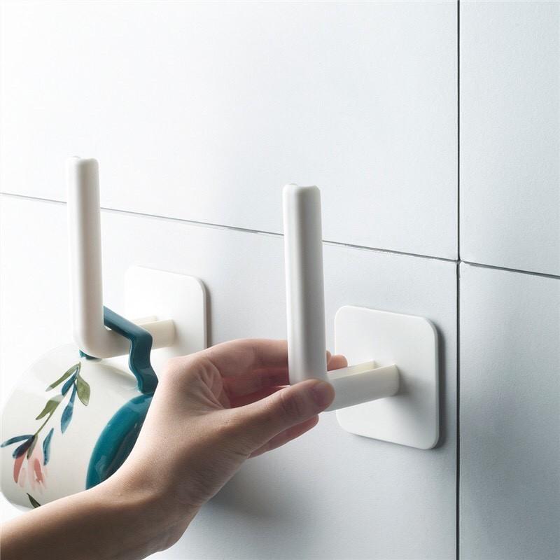 Móc treo đồ dán tường hình chữ L