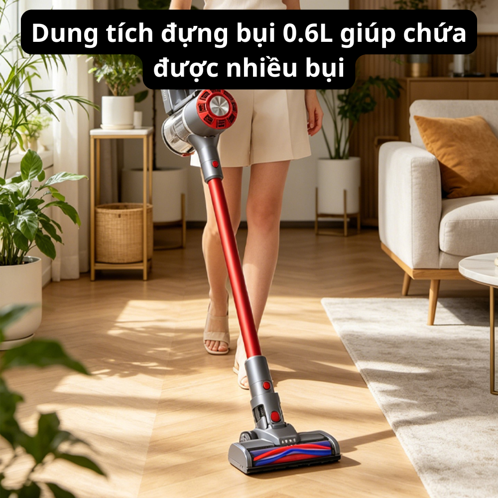 Máy hút bụi cầm tay có dây LumaBella LB-63026, công suất cực cao 3600W lực hút mạnh hút bụi gia đình, sofa, ô tô - HÀNG CHÍNH HÃNG