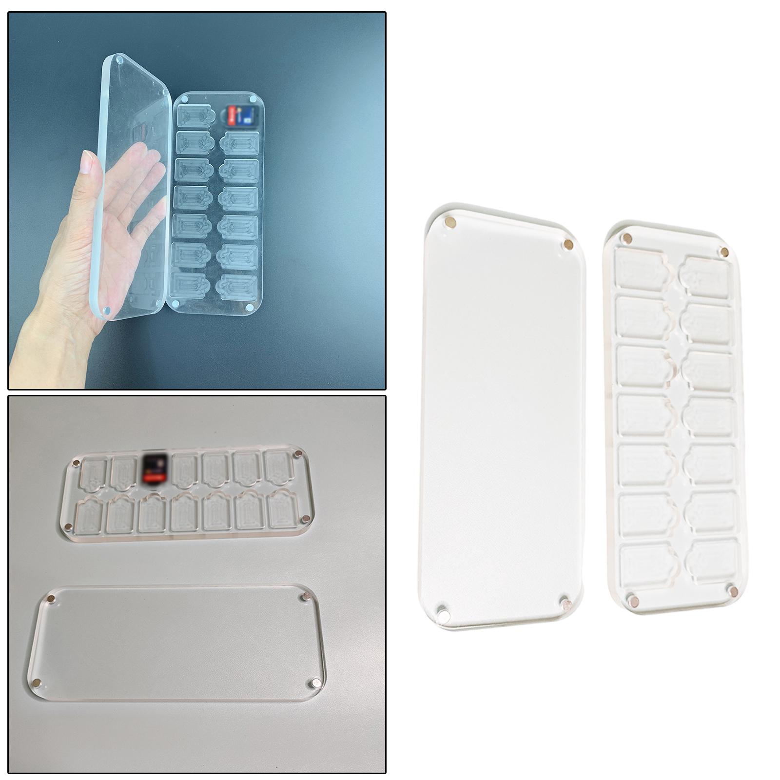 Transparent 14-slot Protective Case Holder for Playing Cards Suitable for Switch