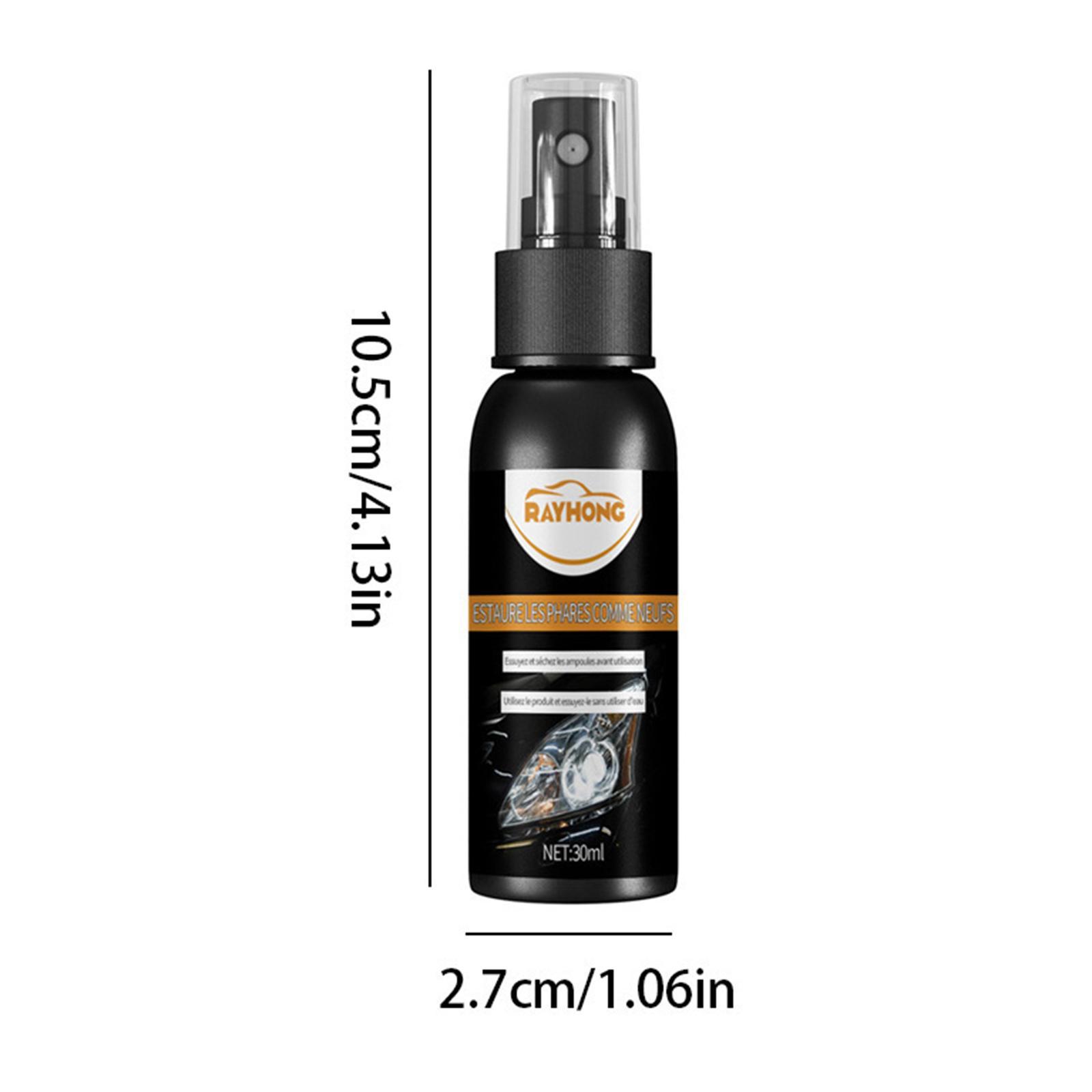 Headlight Repair Fluid Car Headlight Repair Fluid Spray, Headlight Cleaner Restoration Liquid for Repair Matt Yellowed Headlights