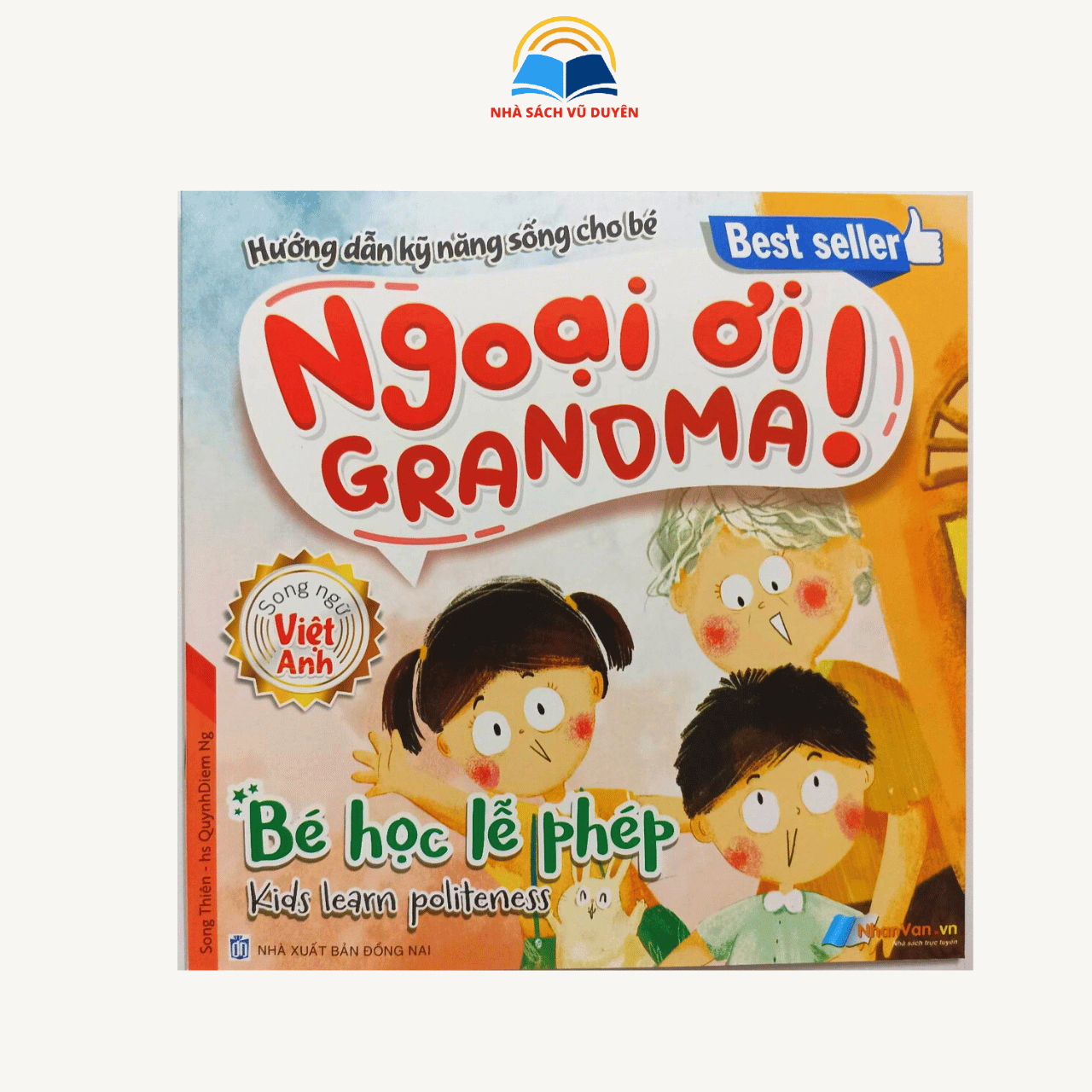 Sách Hướng dẫn kỹ năng sống cho bé - Ngoại ơi Grandma! (Song ngữ việt - anh)