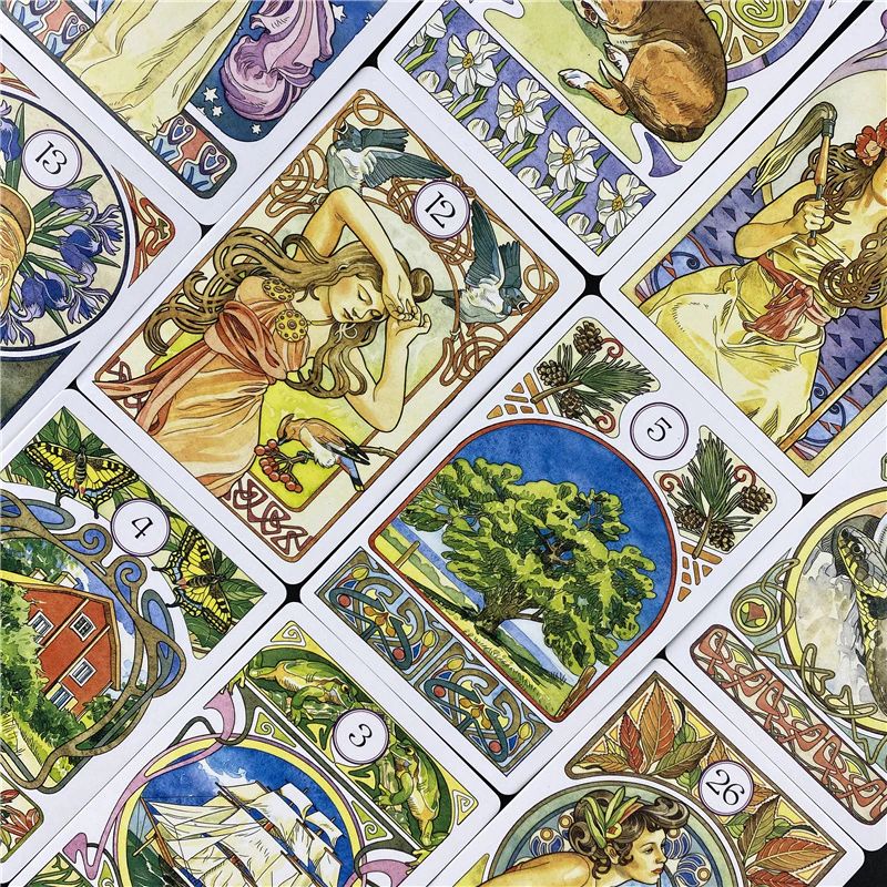 Bộ bài Art Nouveau Lenormand Oracle V17