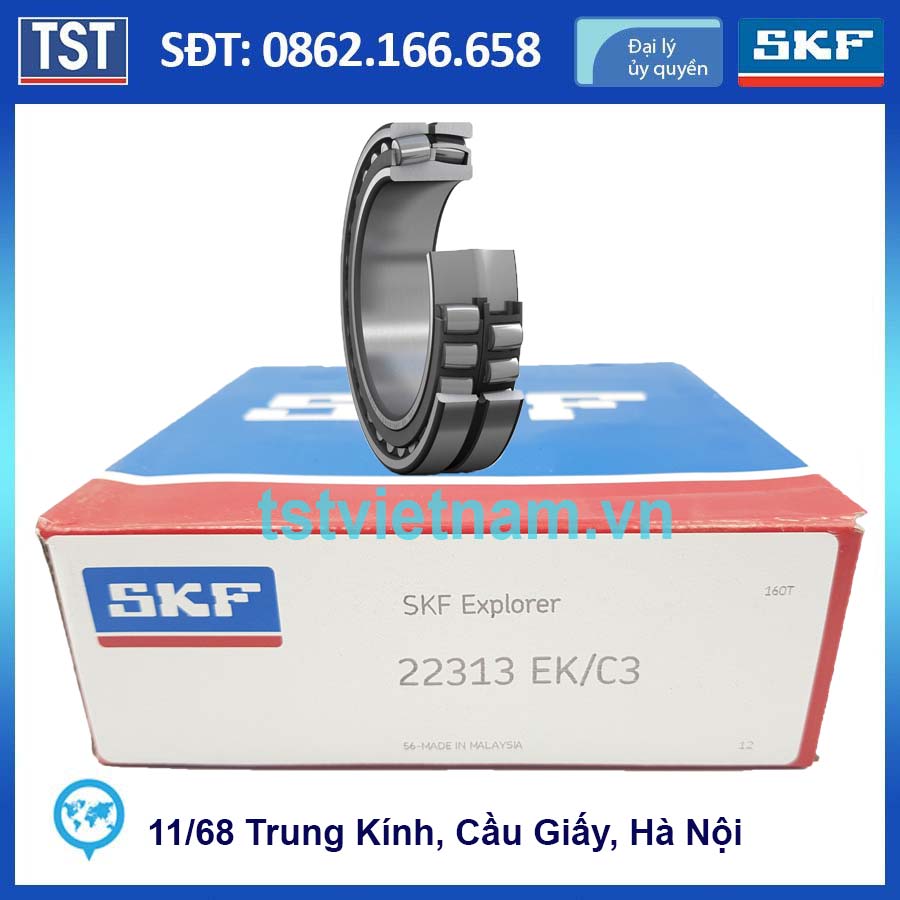 Vòng bi bạc đạn SKF 22313 EK/C3