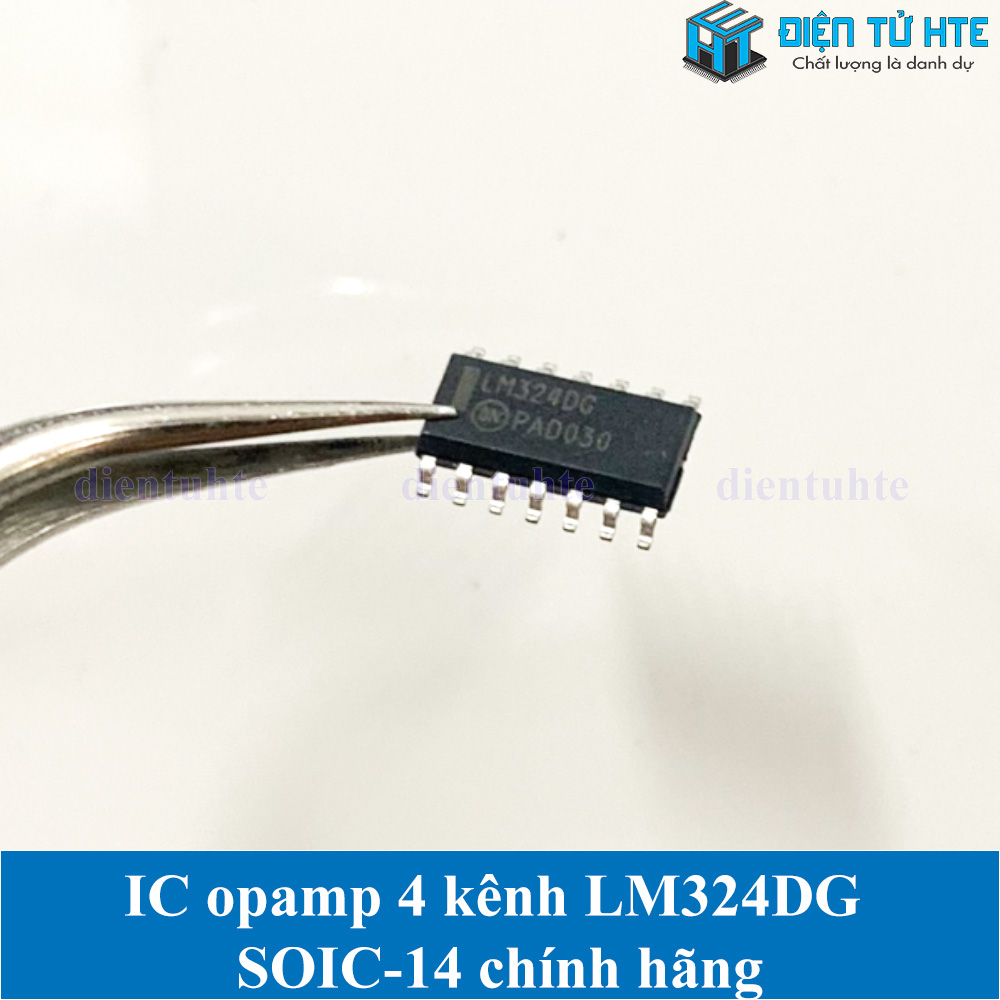 Bộ 2 IC opamp 4 kênh LM324D LM324DG SOP-14 ON