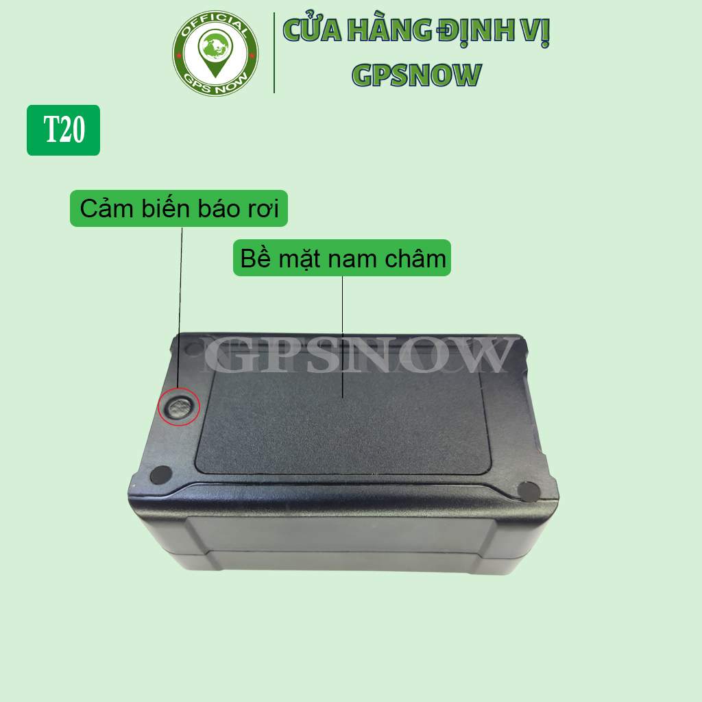 Định Vị Không Dây GPS Xe Máy Ô tô T20 Pin 5800mAh Sử Dụng 15-20 Ngày - Kèm Sim 4G