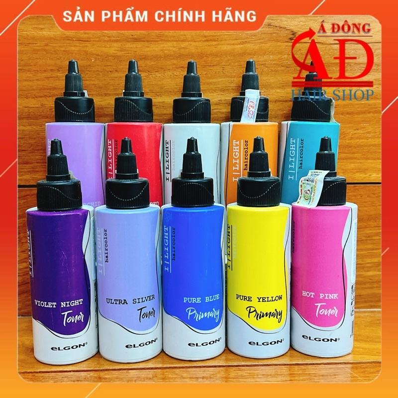 Thuốc nhuộm tóc I-light Elgon Italy free Anoniac cho tóc level sáng 9+ 100ml (Chai)