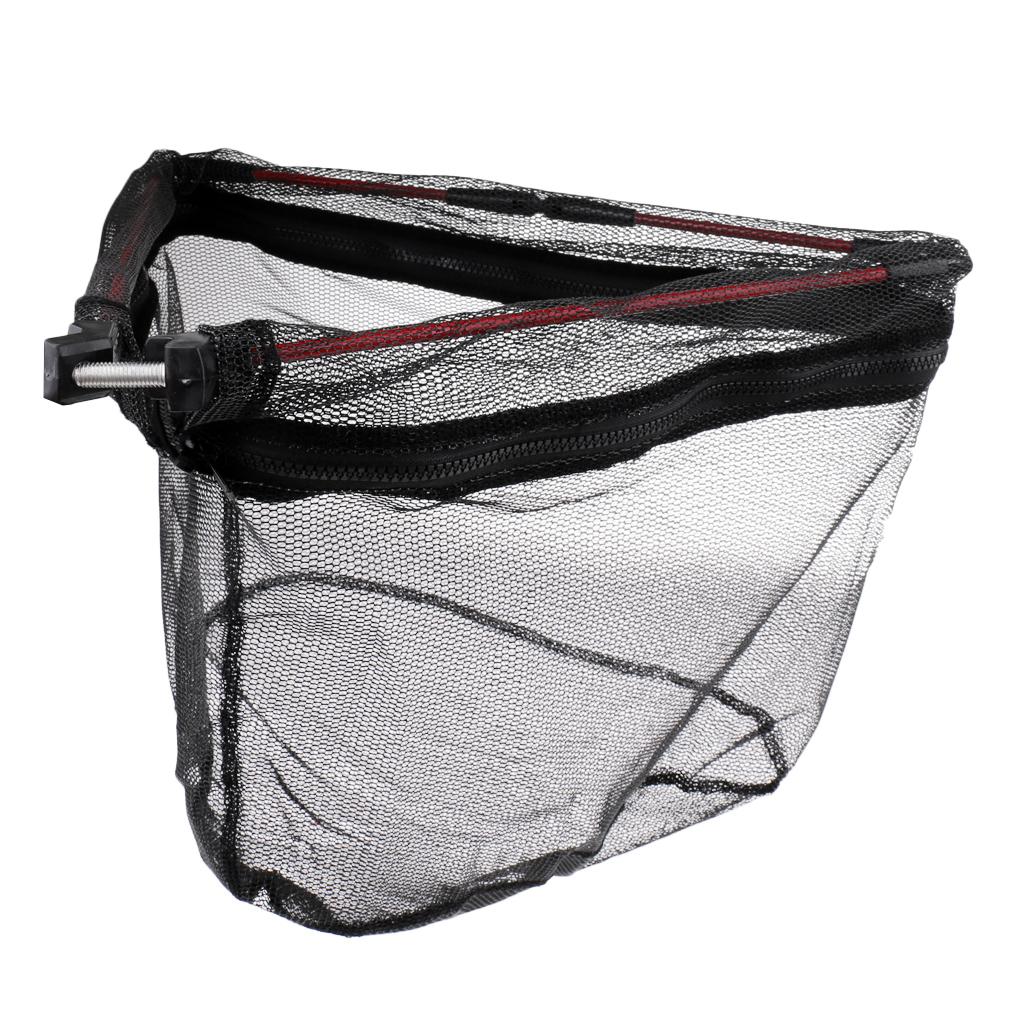 Resin Frame Foldable Nylon Shrimp   Net Carp Fishing Landing Net Head