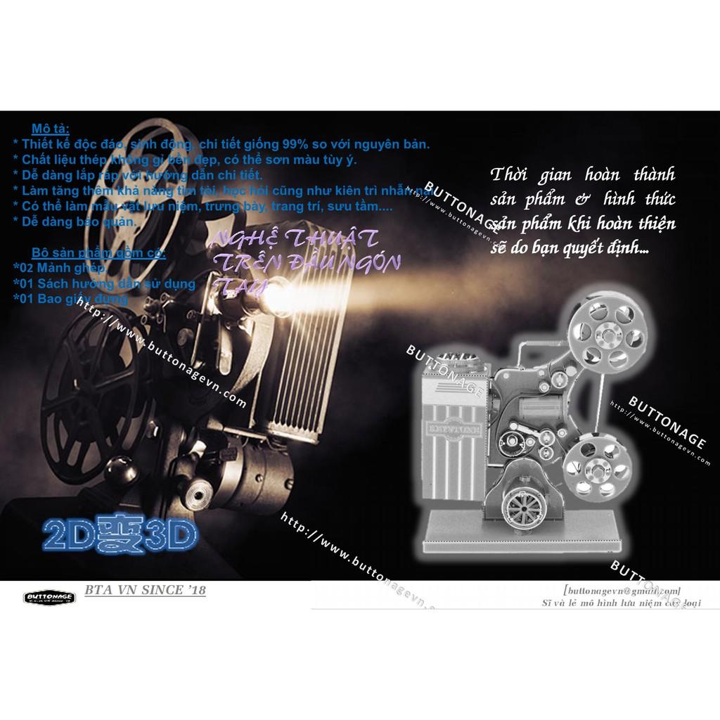 Mô Hình Lắp Ráp 3d Máy Chiếu Phim Cổ Điển Keystone