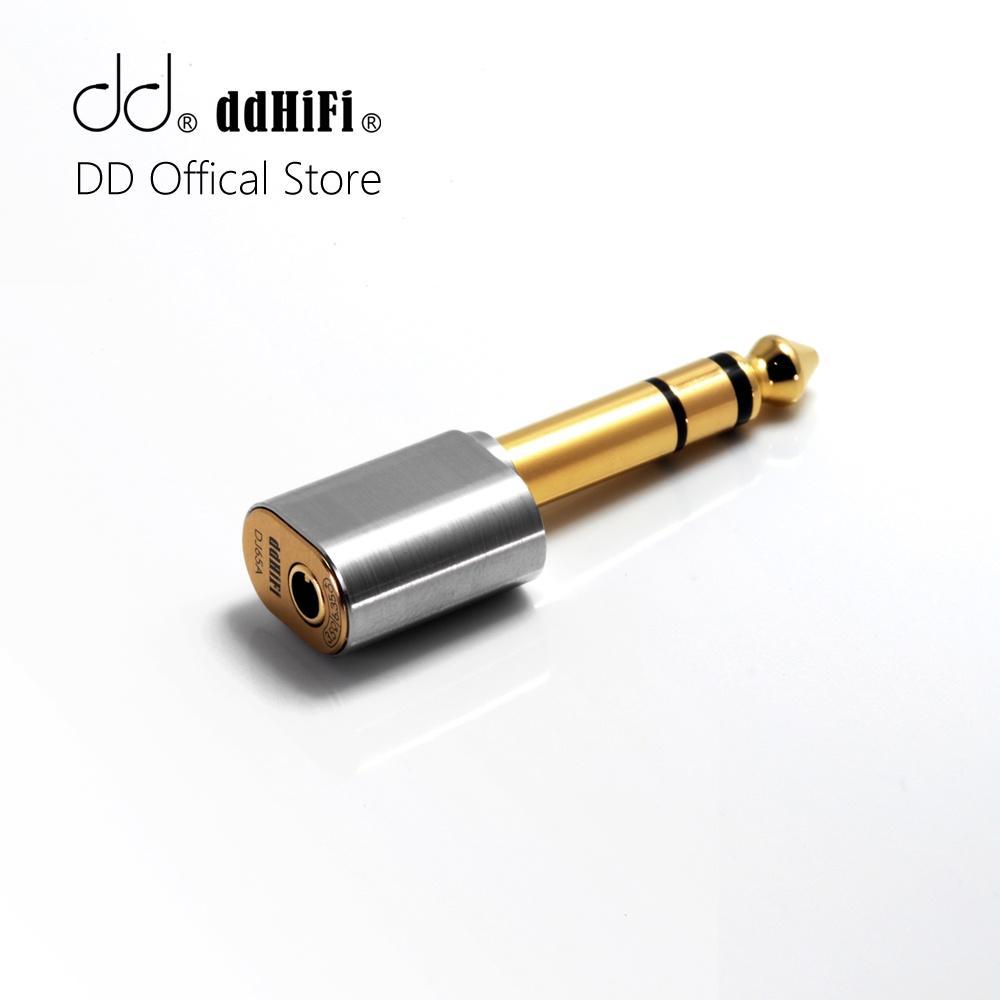 DD ddHiFi DJ65A 6.35mm Male to 3.5mm Female Audio Adapter for Desktop Amplifier Devices with 6.35mm Output Port